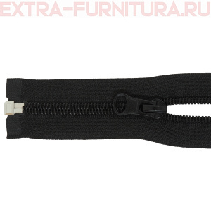 Молния Спираль разъемная дл. 30см, Т5, цв. черный LOGO