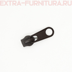 Бегунок к рулонной молнии тип 3, цв.303 коричневый