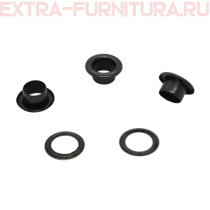 Люверсы 6 мм, (11,6*4,9 mm, h=5,0 mm.),оксид (уп.5000шт) А