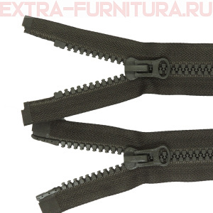 Молния Трактор Т8 2 замка 80см, цв.328 хаки темный, LOGO