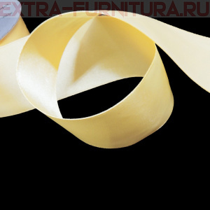 Лента атласная 50 мм цв.010 желтый рул.27,42м