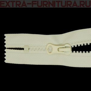 Молния Трактор Т5 1 замок 18см, цв.306 молочный, LOGO, н/р