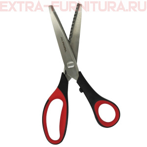 Ножницы Aurora зиг-заг "Волна", 23 см, шаг зубчика 5мм AU 497