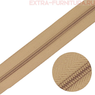 Молния рулонная спираль тип Т3, цв.294 бежевый, пл.8,3 гр/м
