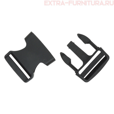 Фастекс 40 мм, арт.ГК/В02, цв.черный (полипропилен) усиленный (уп.100шт.)