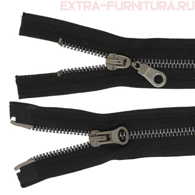 Молния Металл Т5 2 замка, 75 см, оксид