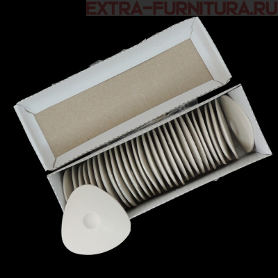 Мел портновский арт.МОВ.30Б овальный восковой, цв. белый, уп.30шт