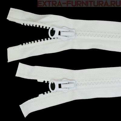 Молния Трактор Т8 2 замка 75см, цв. 101 белый, LOGO