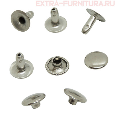 Хольнитены 9*9, цв. никель, уп.2000шт