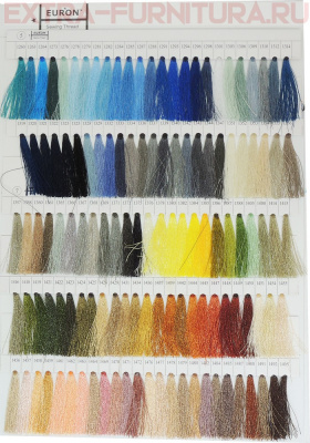 Карта цветов Euron №3 P,V нитки вышивальные