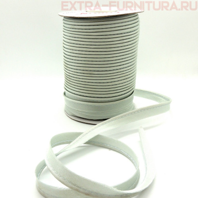 Кант атласный 12 мм, 72 ярда, цв. 069 серебро ЕВРО