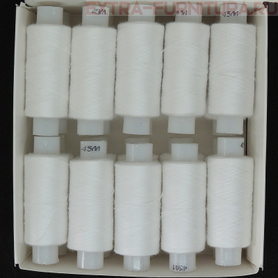 Нитки 45 ЛЛ 200м белые ( уп. 20 шт)